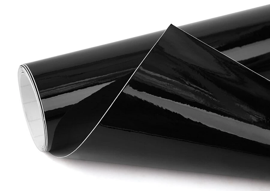 Wrapfolie Hoogglans Zwart (122cm Breed) 5 Wrapfolie Hoogglans Zwart (122cm Breed) - Afbeelding 3