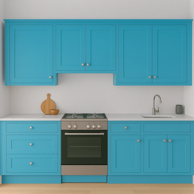 Wrapfolie Turquoise Blauw Mat (122cm Breed) 4 Wrapfolie Turquoise Blauw Mat (122cm Breed) - Afbeelding 2