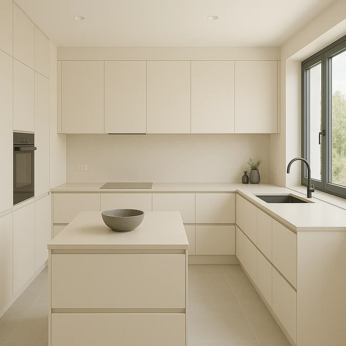 Wrapfolie Licht Crème Mat (122cm Breed) 4 Wrapfolie Licht Crème Mat (122cm Breed) - Afbeelding 2