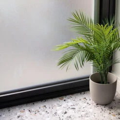 Statisch Raamfolie Gezandstraald (90cm) -Plakfolie Winkel 2330293040